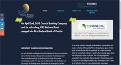 Desktop Screenshot of coastalbanking.com